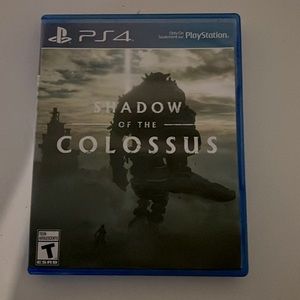 PS4 game shadow of the colossus